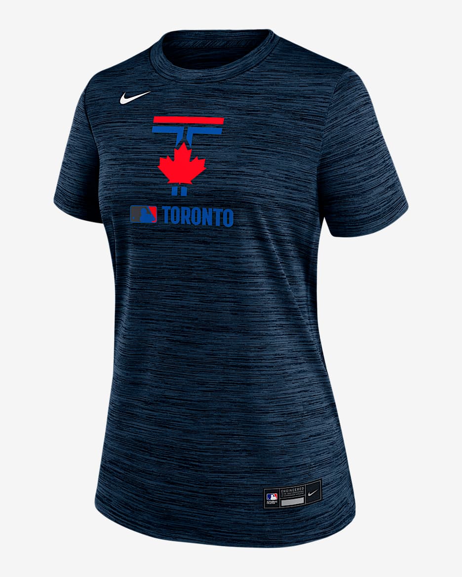 売れ筋商品|||ナイキ Tシャツ トップス レディース Men's  Toronto Blue Jays Authentic Collection Velocity Performance Practice T-shirt  Toronto Blue Jays Nike Authentic Collection Velocity